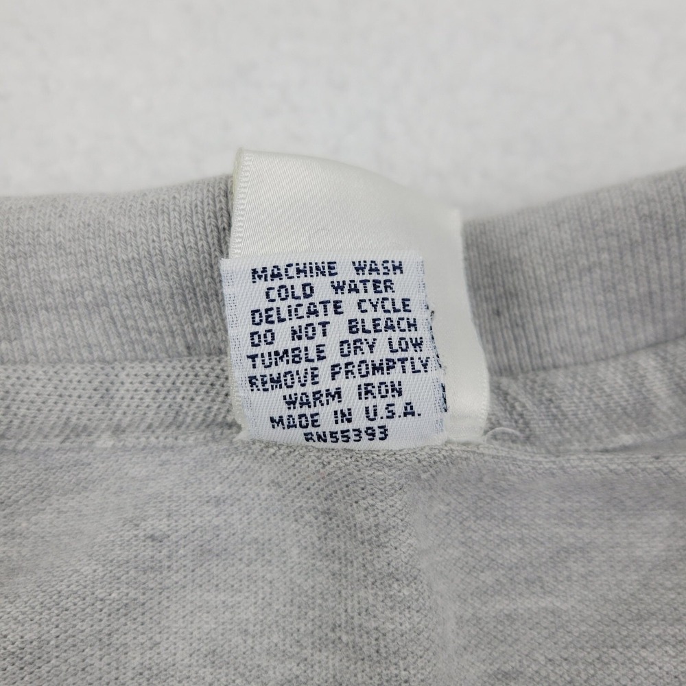 Vintage Disney Catalog‎ Embroidered Football Mickey Polo Shirt Mens XL Gray USA - Picture 6 of 9